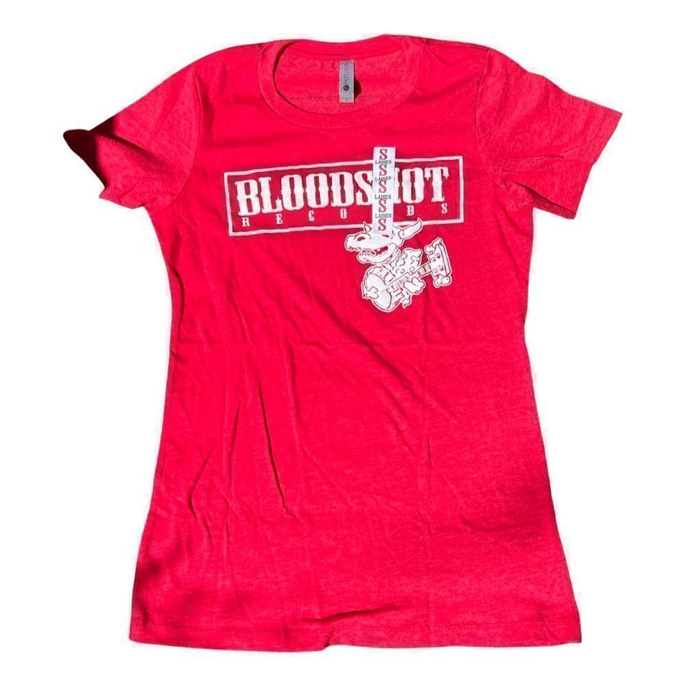3/$20 NWT Bloodstock Records Ladies T Shirt Heathered red S Alejandro Escovedo